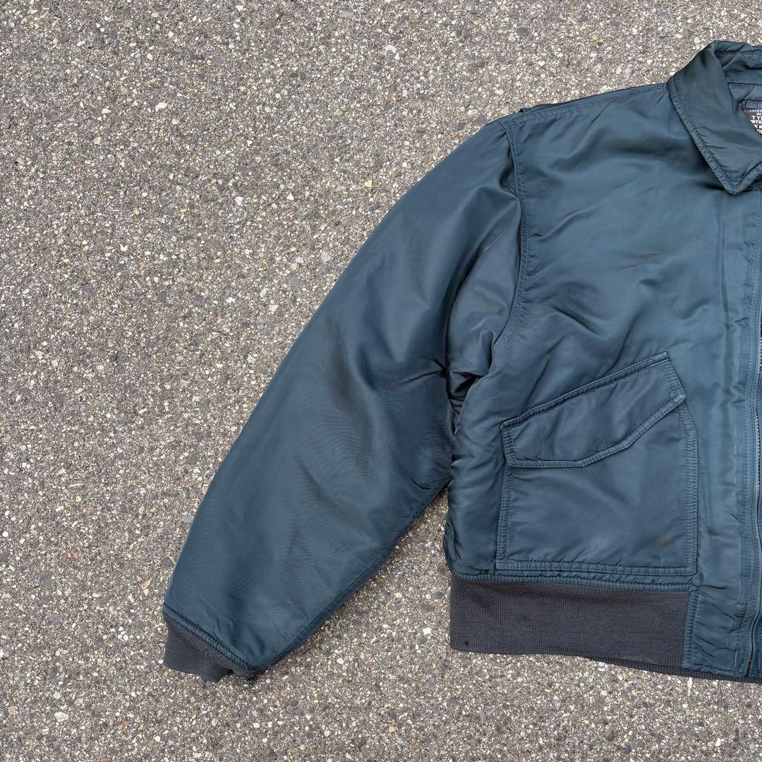 90s Schott CWU-R フライトジャケット ma-1 ダークグリーン