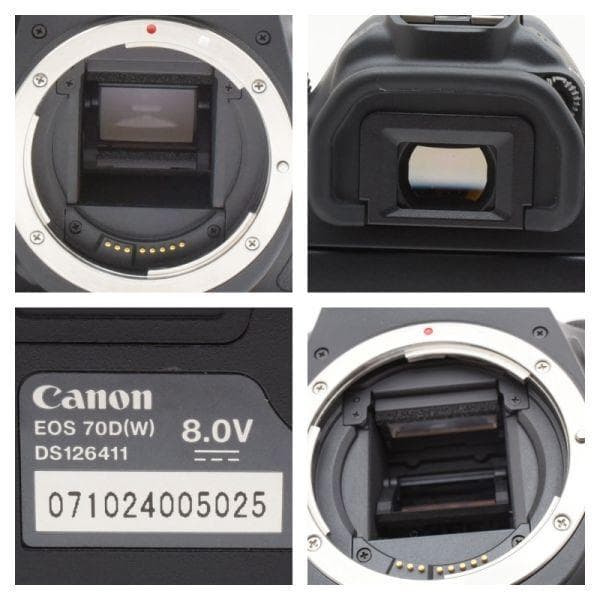 キャノン Canon EOS 70D ボディ 予備バッテリー付き ＃3399 - メルカリ