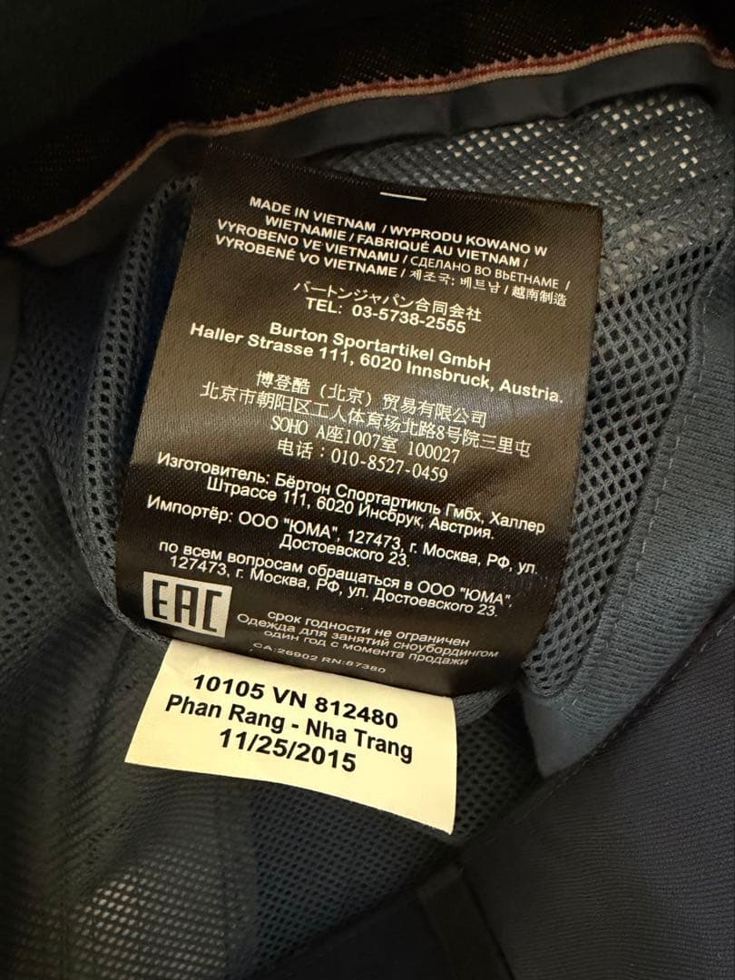 Burtonバートン　ウィメンズパンツ　ネイビーXS