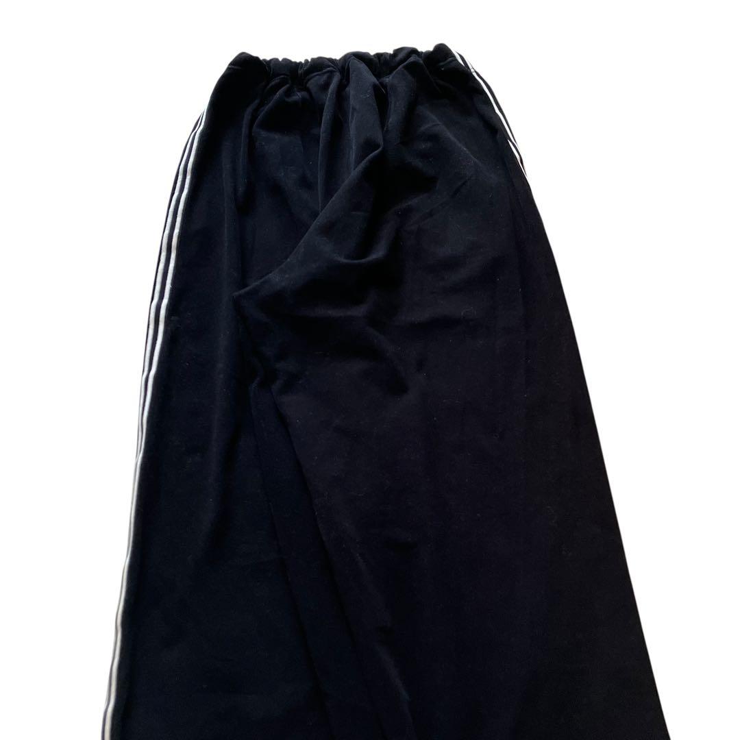 90s OLD PUMA ブラックベロアセットアップ上下 XLサイズ 旧ロゴ 黒