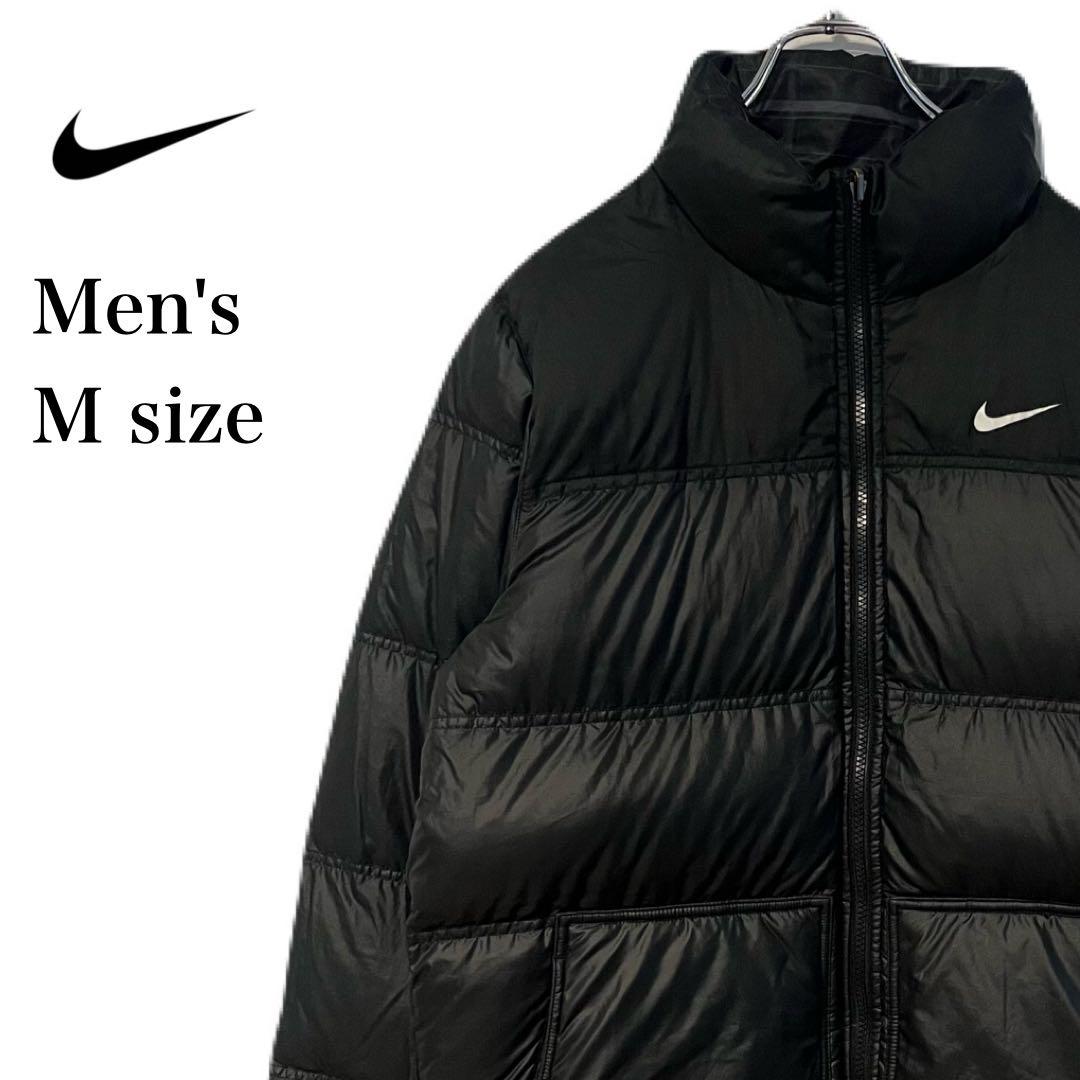 NIKE ナイキ ダウンジャケット リバーシブル メンズ L ブラック y2k