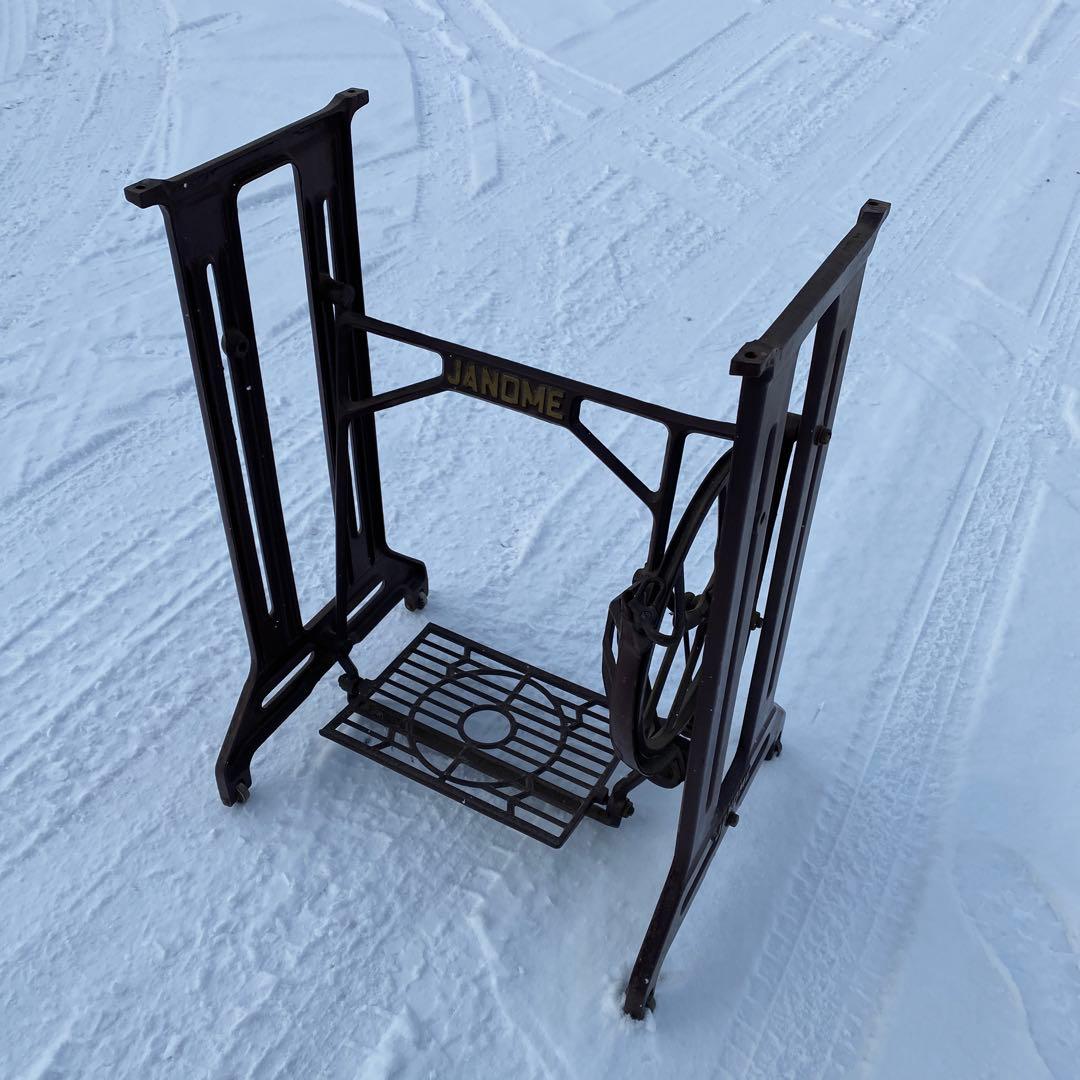 JANOME ジャノメ ミシン脚 ミシン台 テーブル脚 アンティーク レトロ