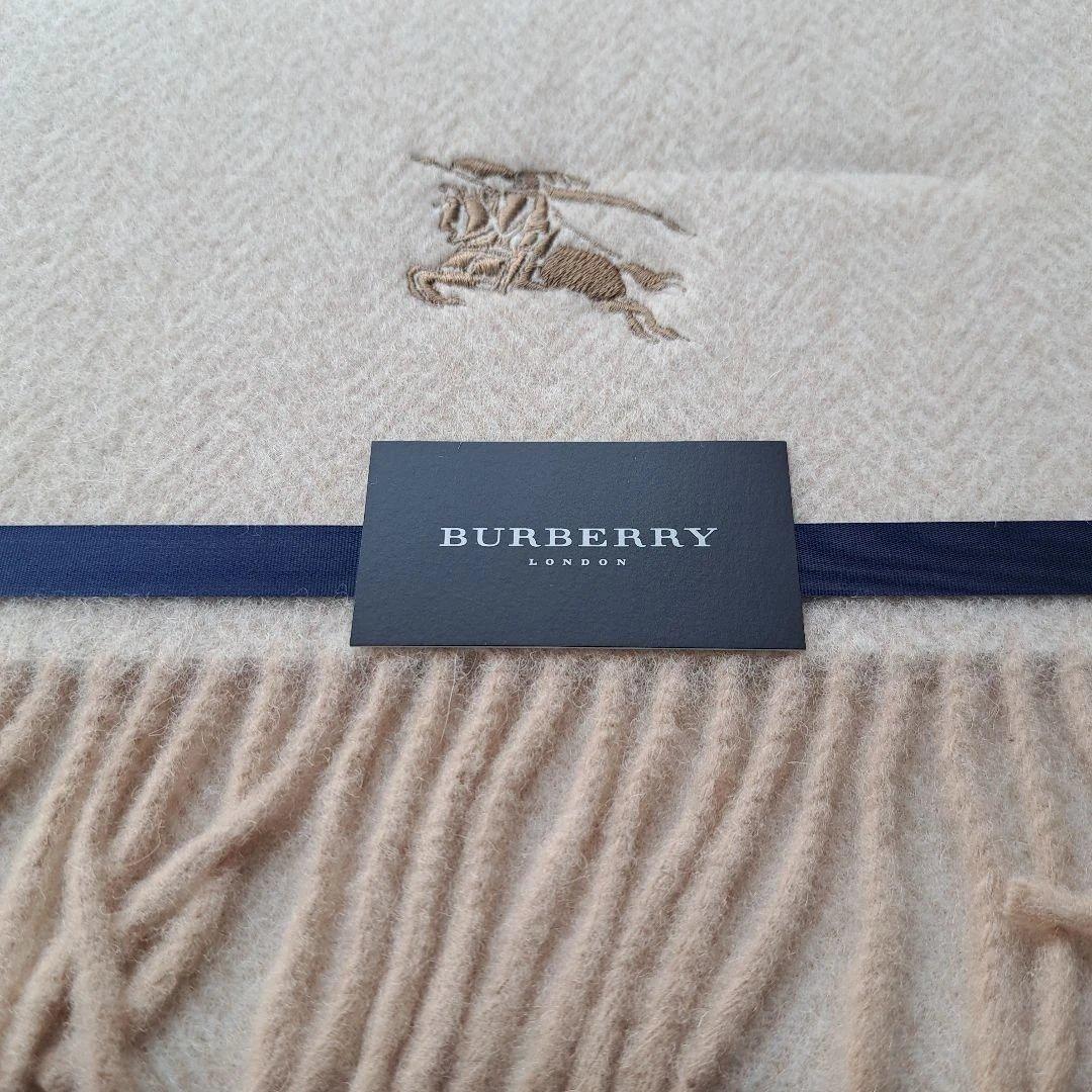 新品 BURBERRY ウールひざ掛け - メルカリ