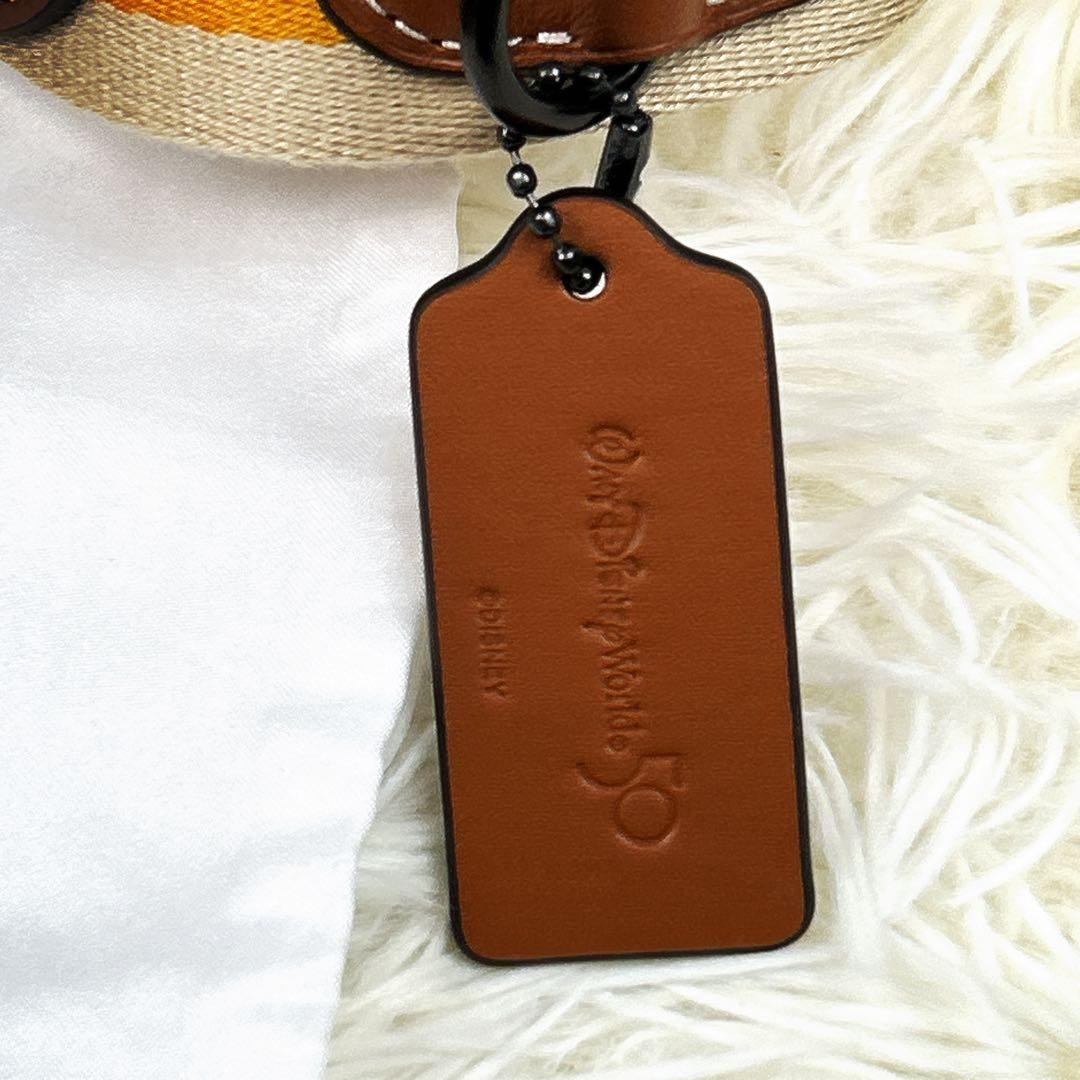 COACH ディズニー ボディバッグ C8491 シグネチャー ミッキーマウス