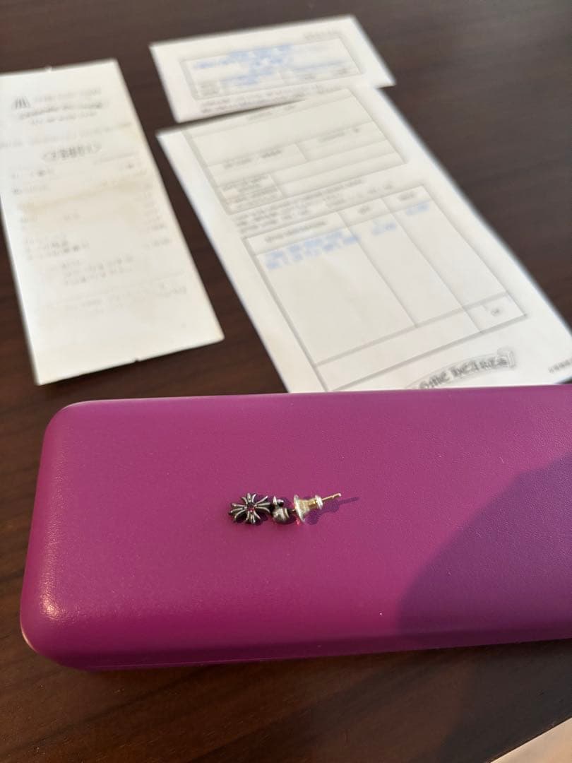 Chrome Hearts ★タイニーECHプラスドロップ 1ルビー