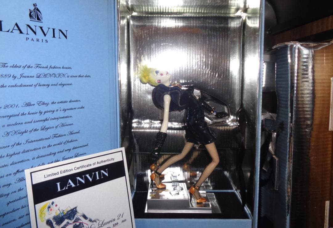 限定800体 ランバン MISS LANVIN 21 フィギュアドール 陶器人形