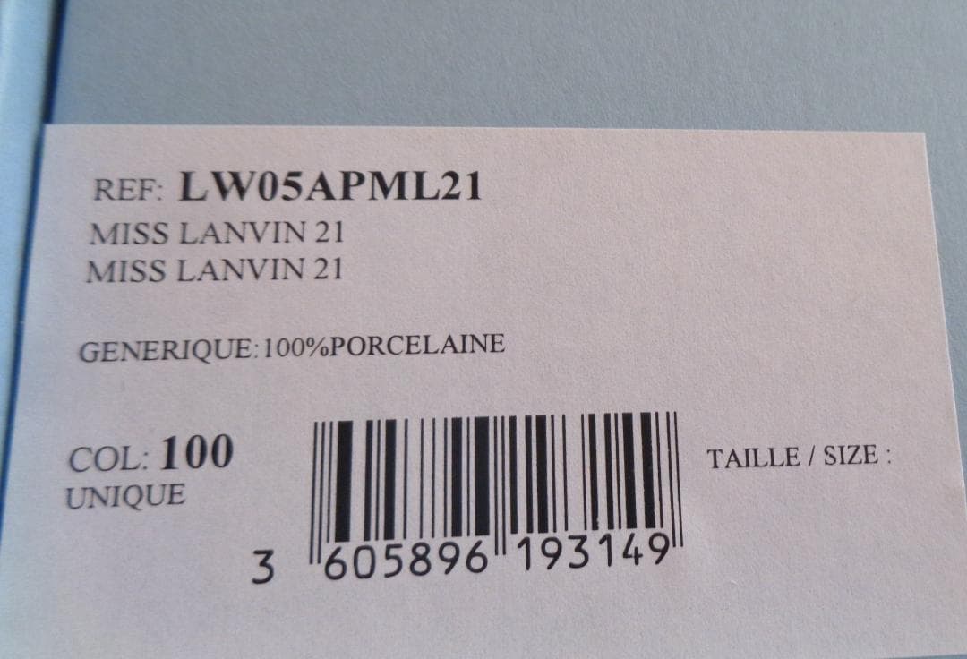 限定800体 ランバン MISS LANVIN 21 フィギュアドール 陶器人形