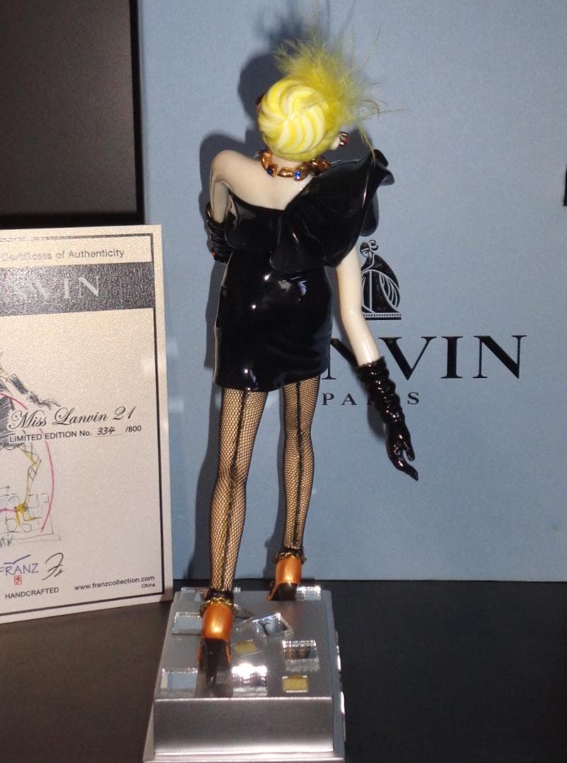 限定800体 ランバン MISS LANVIN 21 フィギュアドール 陶器人形