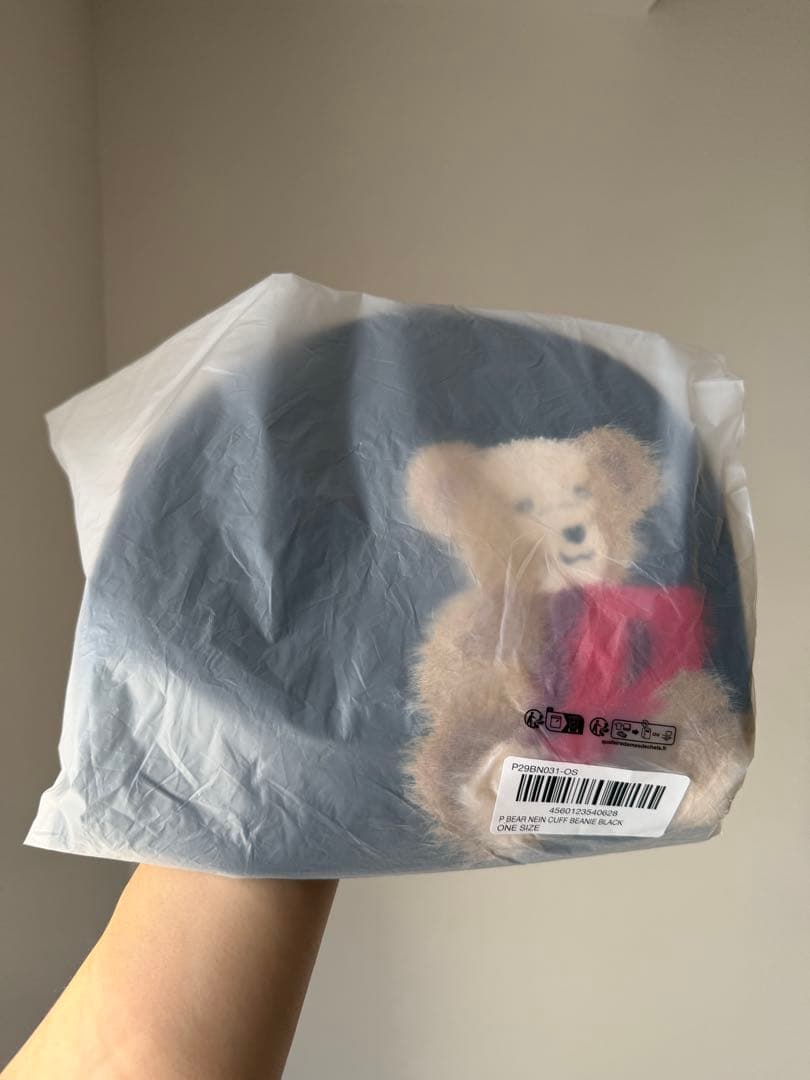 帽子 Palace P BEAR NEIN CUFF BEANIE BLACK