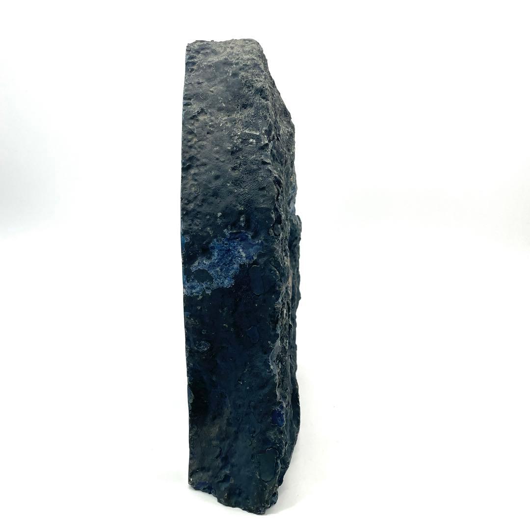 特大！ 8.0kg アゲート メノウ 瑪瑙 ブルー 原石 鑑賞石 置物