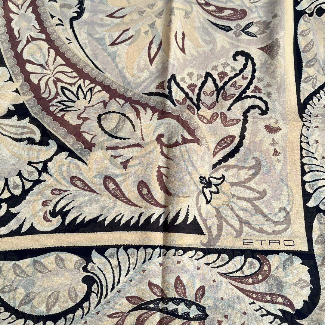 ETRO エトロ　シルク　スカーフ