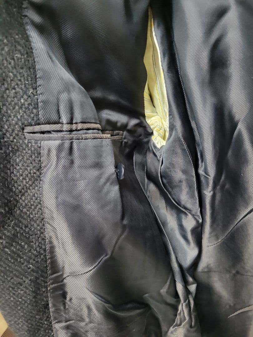 ビームスF × Kiton 別注 カシミヤ100% ダブルブレストコート 46