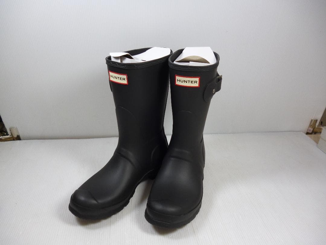 HUNTER ハンター オリジナル ショート レインブーツ 24.0 cm 長靴