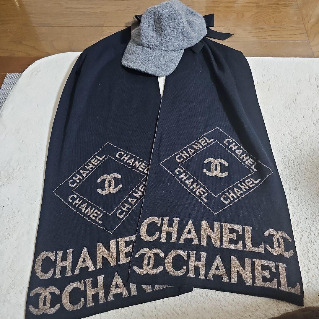 CHANEL ストール リバーシブル