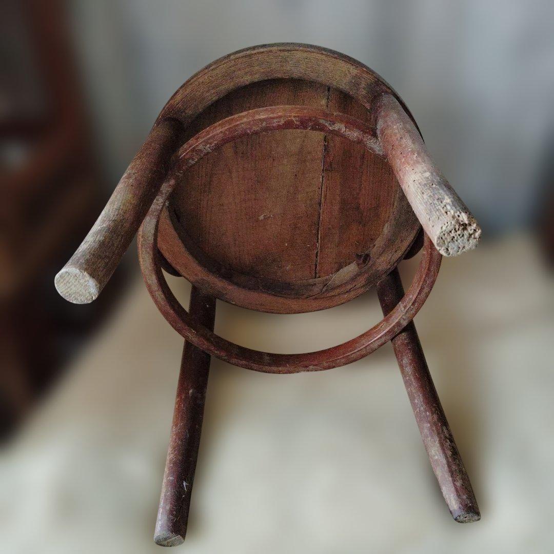 昭和レトロ 初期 アンティーク 古家具 昭和曲木 椅子 ヴィンテージ