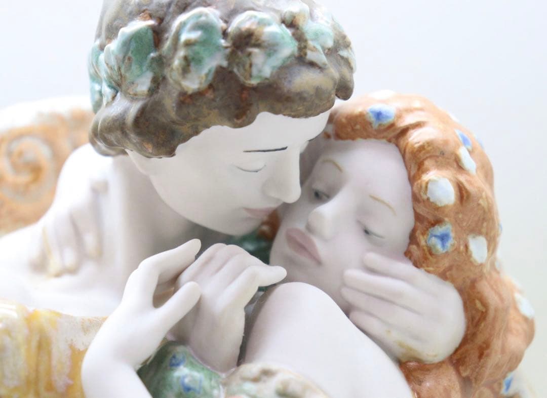 リヤドロ 接吻 グスタフ・クリムト NO.8204 フィギュリン 陶器人形