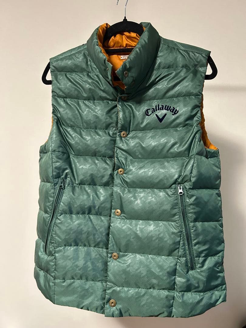 キャロウェイ レッドレーベル リバーシブルダウンベスト ゴルフ メンズ M