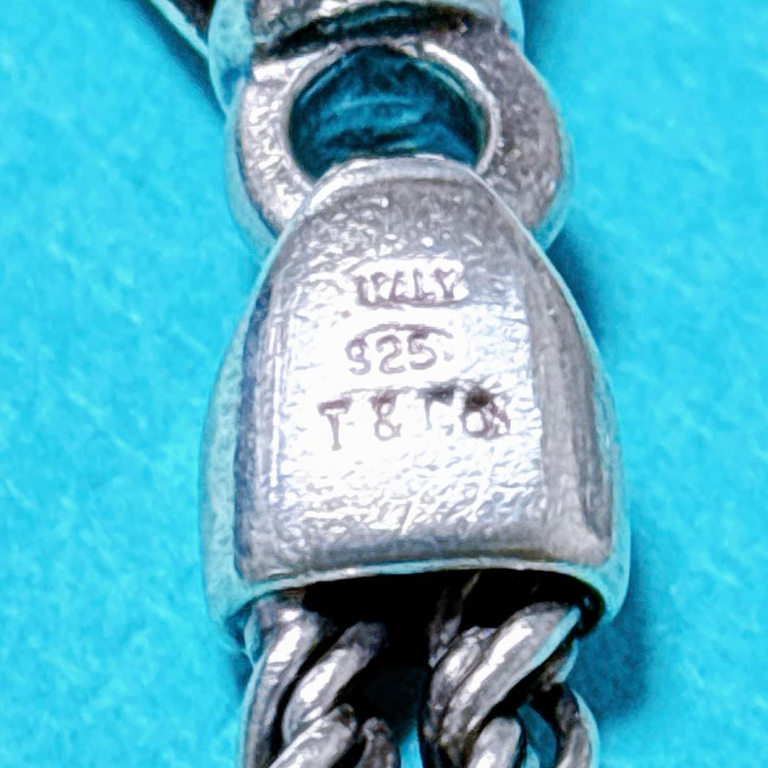 【美品】19.5cm ティファニー ダブルロープ ブレスレット SV925