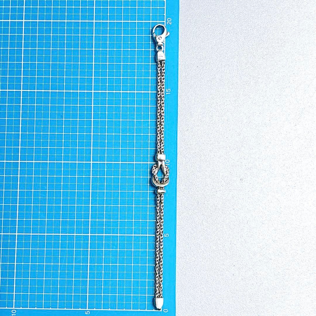 【美品】19.5cm ティファニー ダブルロープ ブレスレット SV925