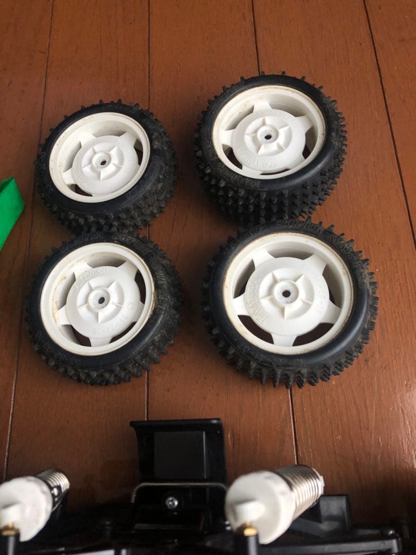タイムセール田宮￼4WDDF-02 ライジングストーム予備タイヤ付￼2.4G一式