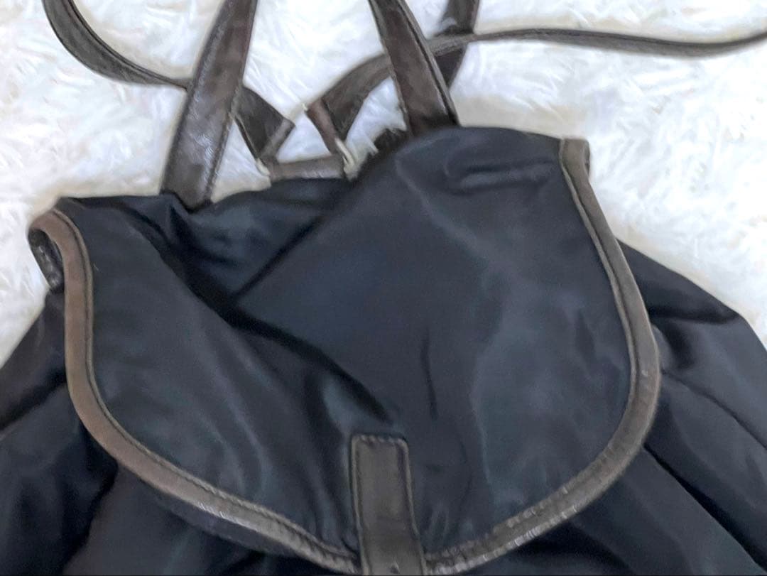PRADA プラダ　リュック　レザー　テスートナイロンバックパック初売りセール