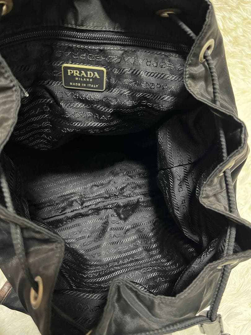PRADA プラダ　リュック　レザー　テスートナイロンバックパック初売りセール