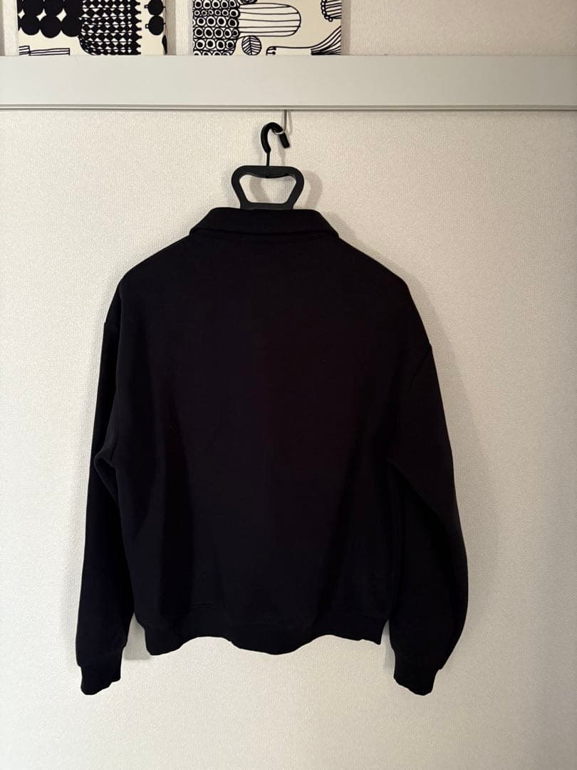 BTMK 黒 長袖ポロシャツ