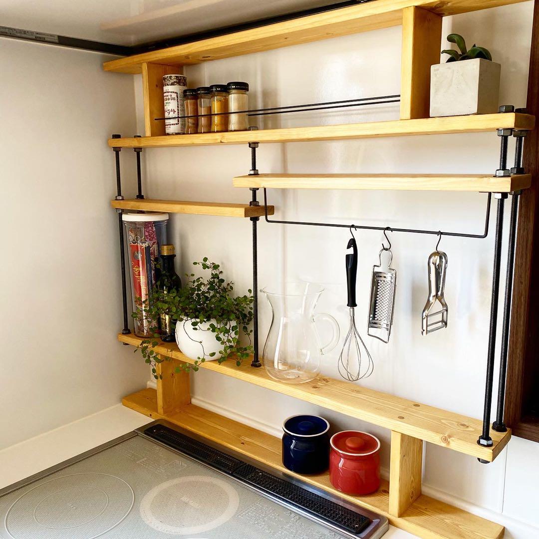 あ耐震 キッチン収納 隙間ラックCentral☆スパイスラック