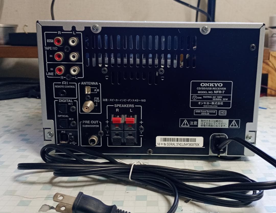 ONKYO オンキョー NFR-7 CD/SD/USB コンポ 動作良好・美品