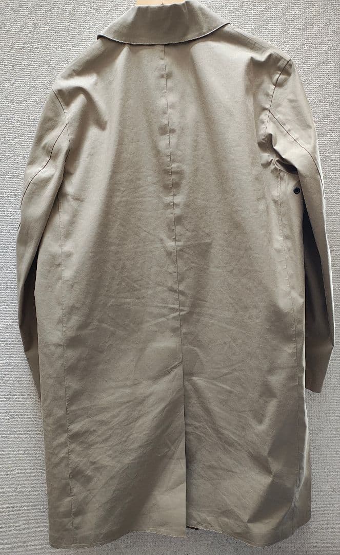 MACKINTOSH ダンケルド（ゴム引き） ステンカラーコート ベージュ 38