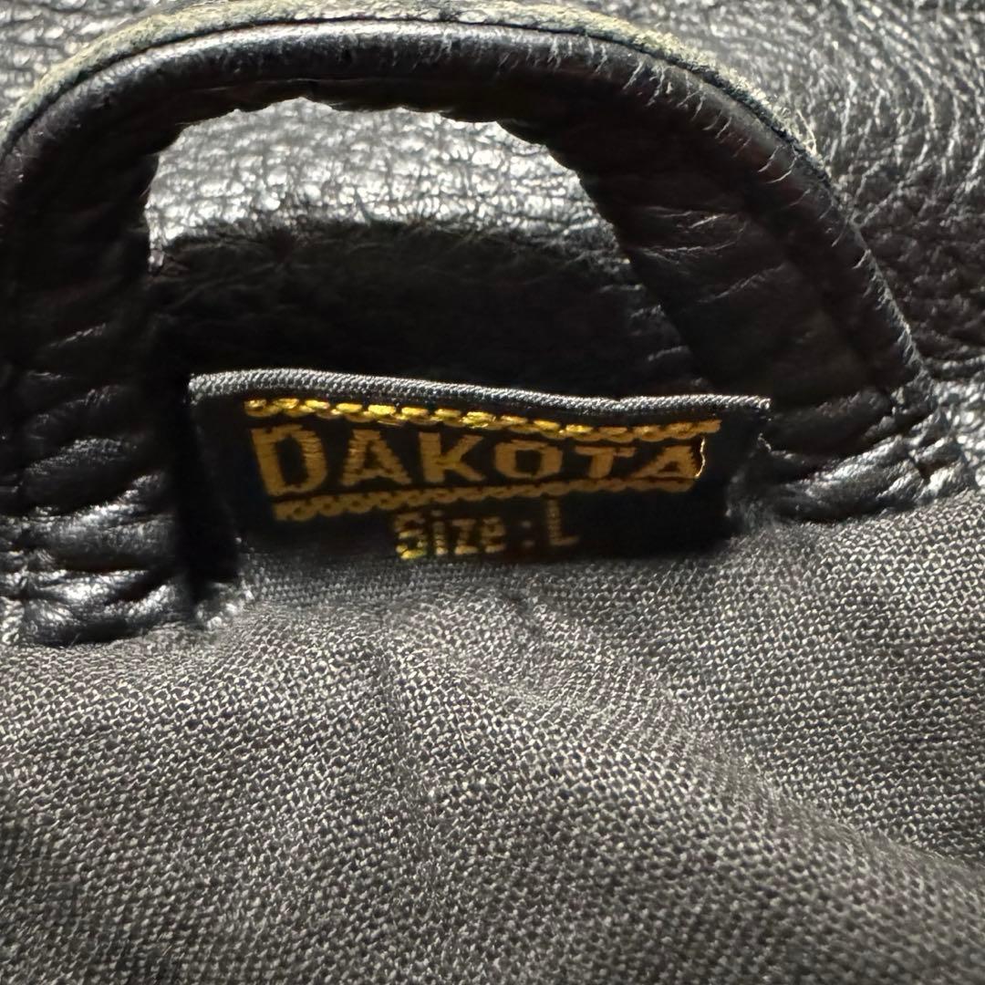 90s vintage】DAKOTA L フライトジャケット L 短丈 本革