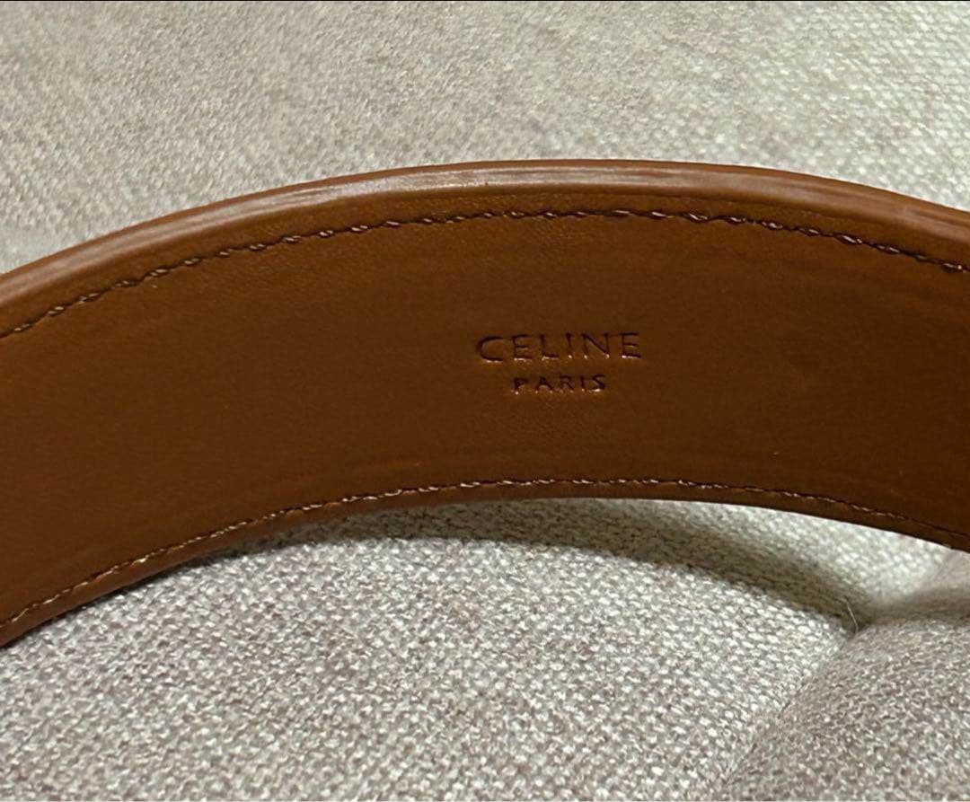 CELINE ブラウンヘアバンド　カチューシャ