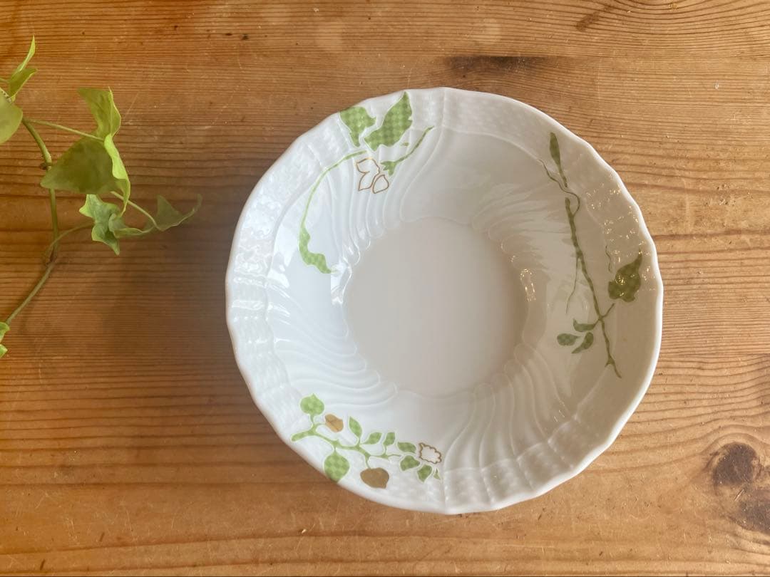 ジノリ ベッキオフィオーリベルディ 14.5サラダフルーツボウル - メルカリ