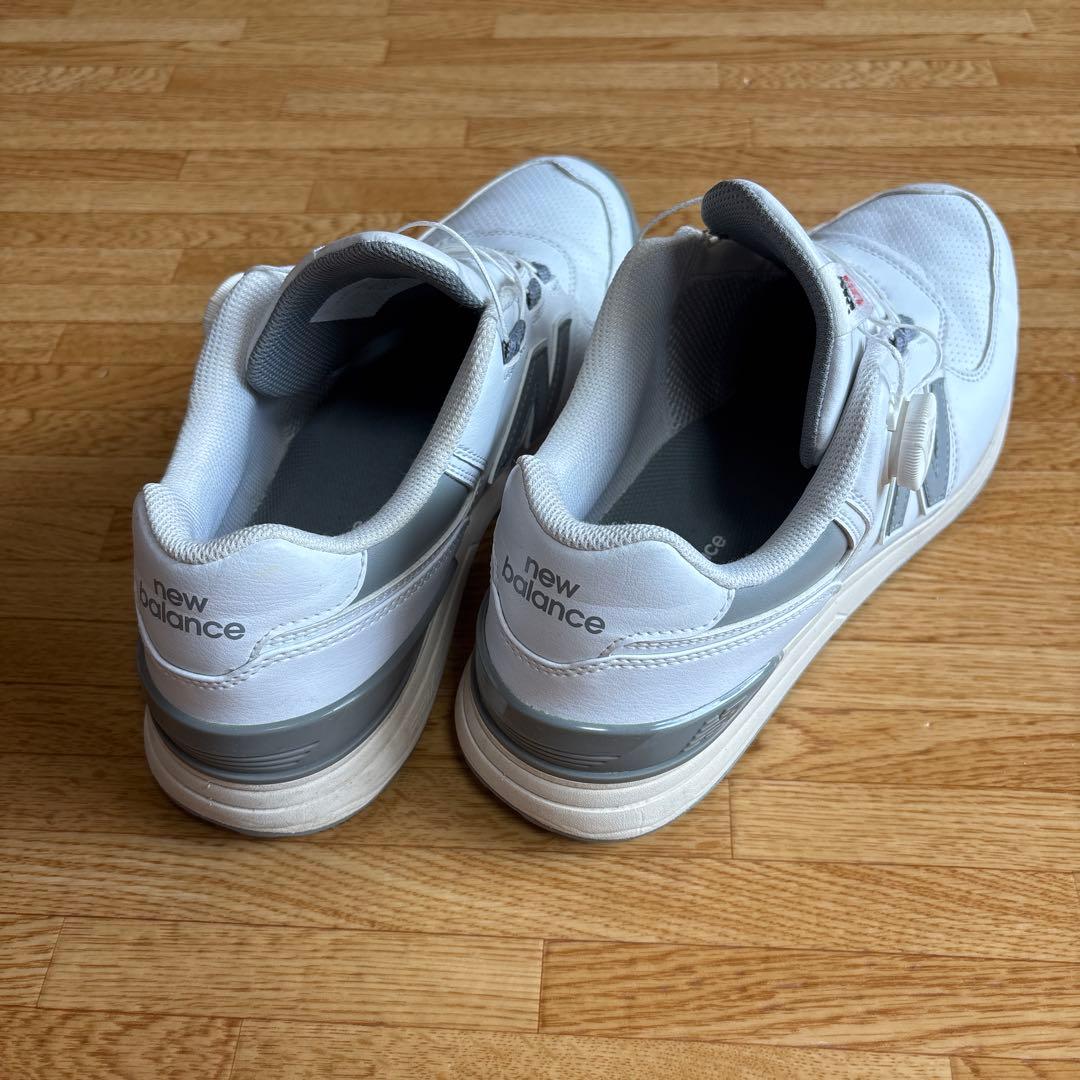 New Balance 574 ゴルフシューズ ホワイト/グレー