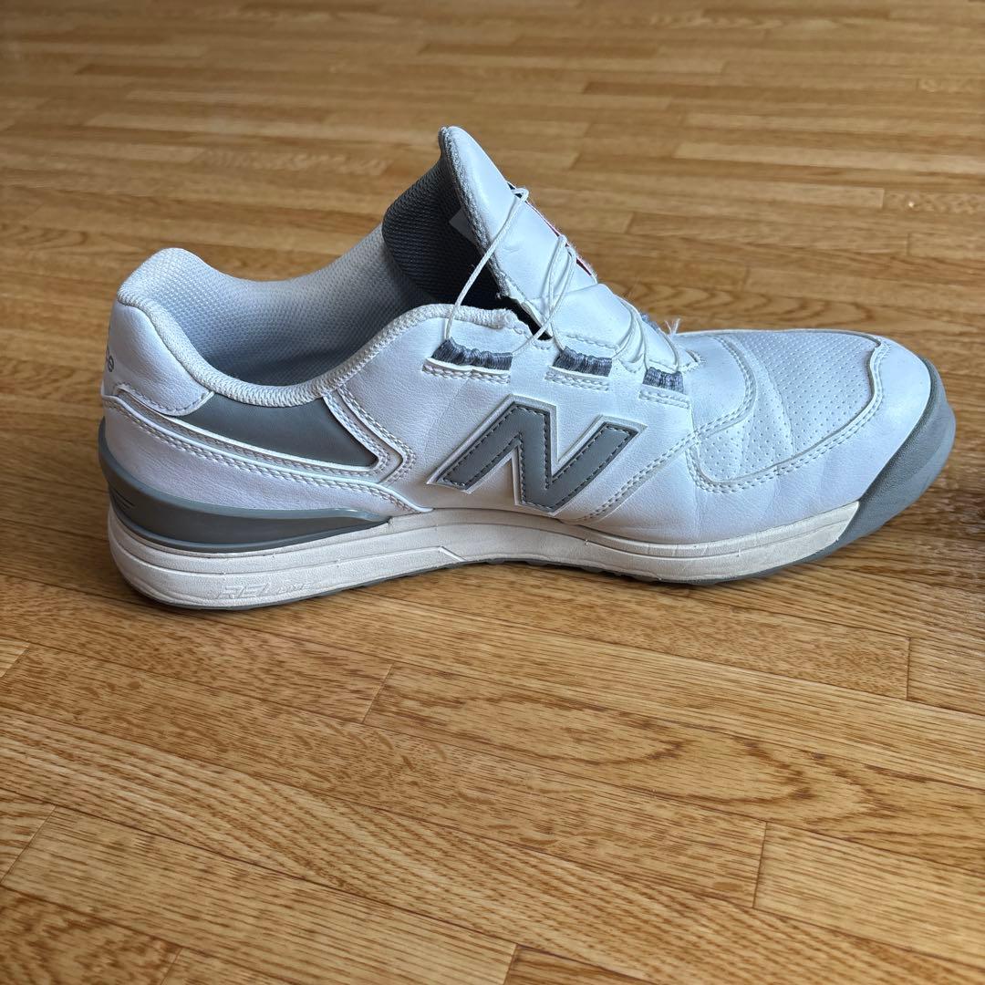 New Balance 574 ゴルフシューズ ホワイト/グレー