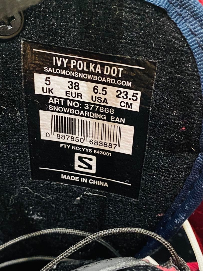 【美品】SALOMON レディース ブーツ 23.5cm