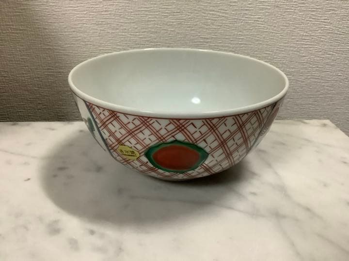 清水焼 赤絵小紋 奈良茶揃い 五客