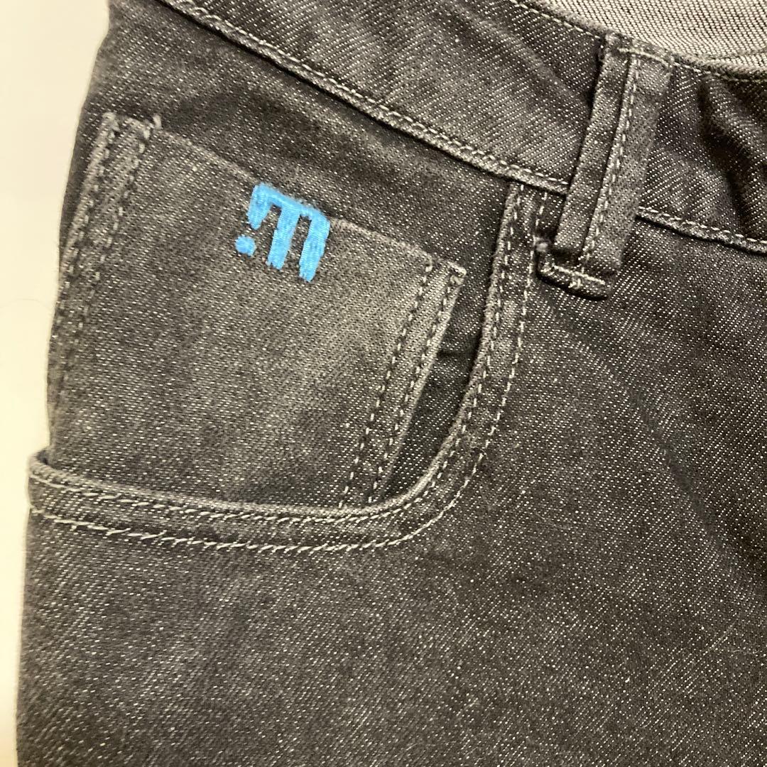 PMJ ライダーブラック　デニム　34インチ