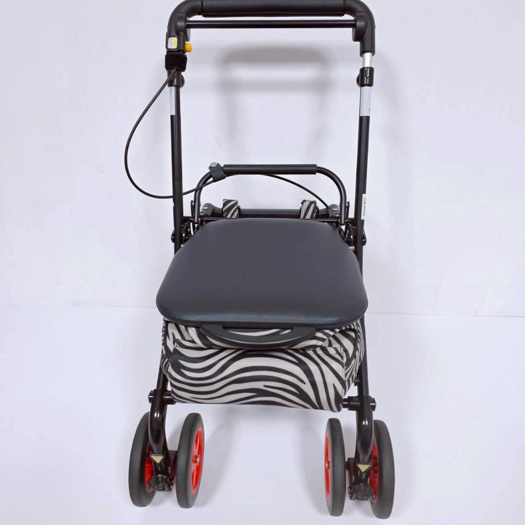 【未使用級】Withone ウィズワン サンカント ゼブラ 座面付 シルバーカー