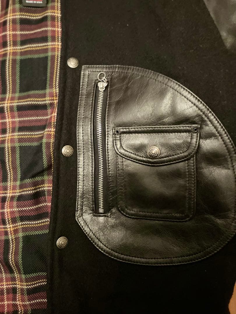 SCHOTT ショット D ポケット バーシティジャケット スタジャン USA製