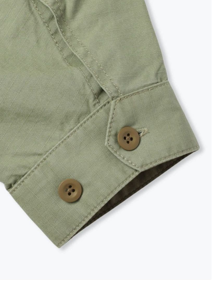 lelill レリル　タグ付き新品　ミリタリーシャツ　カーキ