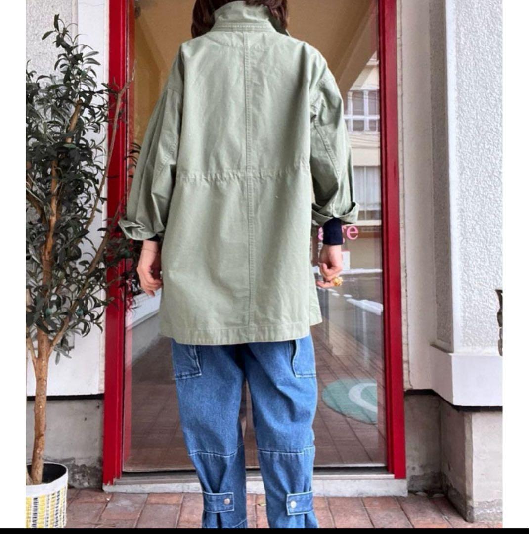 lelill レリル　タグ付き新品　ミリタリーシャツ　カーキ