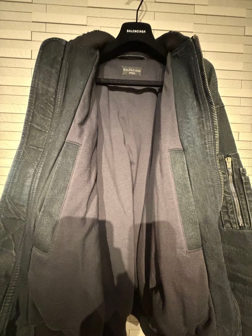 BALENCIAGA バレンシアガ デニムボンバージャケット (希少XSサイズ)
