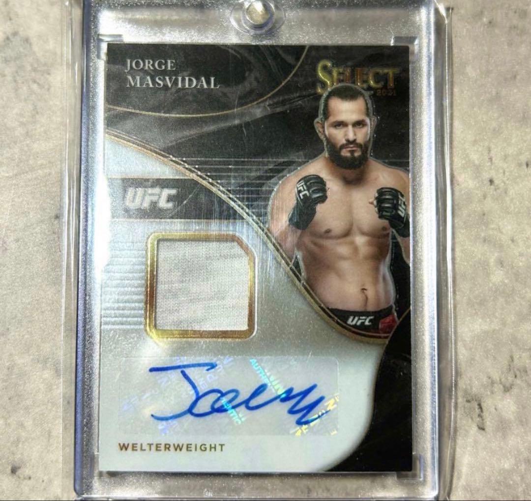 UFC ホルヘ・マスヴィダル 99シリ直筆サインカード パッチauto - メルカリ