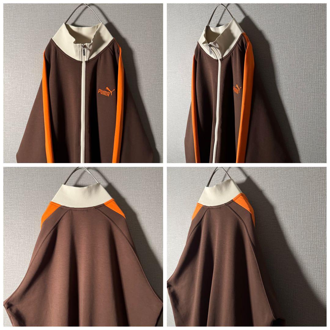 新品・タグ付】PUMA プーマ セットアップ ジャージ 好配色 刺繍 XL/L