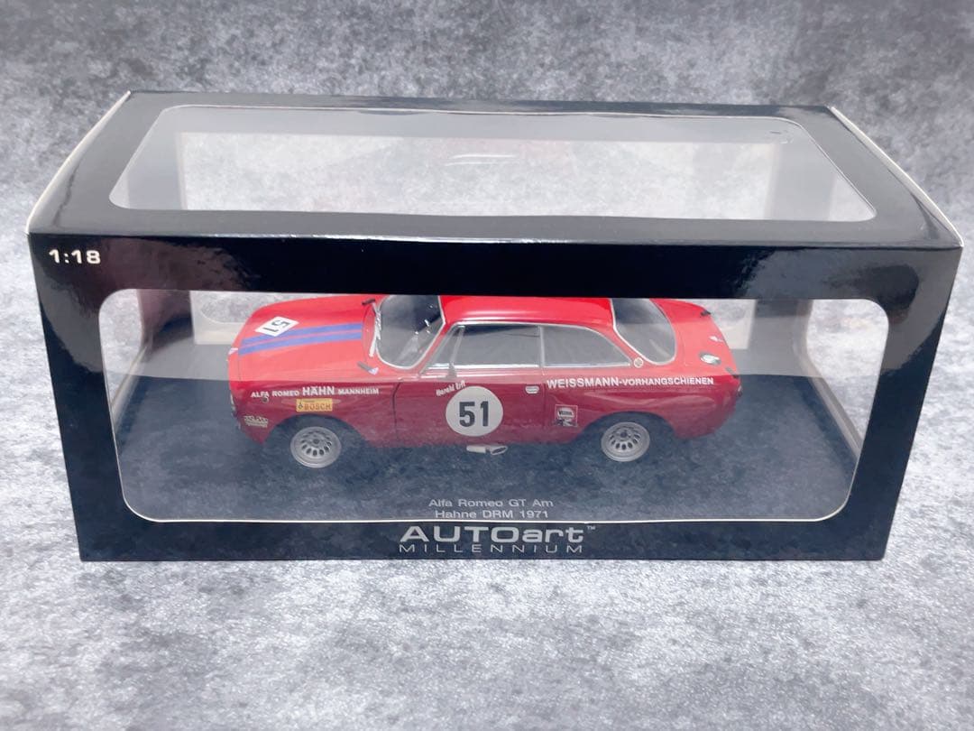 オートアート 1/18 アルファロメオ GTAm 1971 #51 DRM