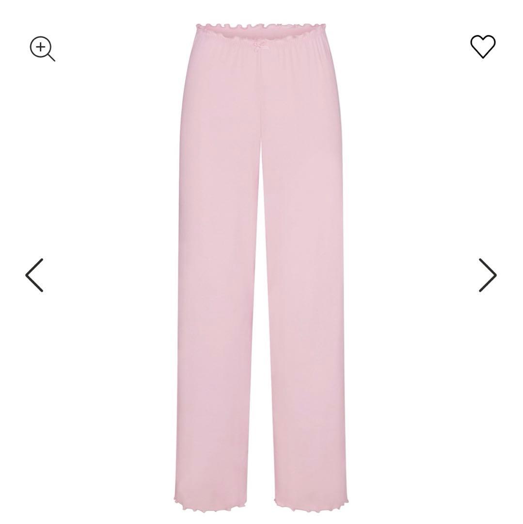 ルームウェア・パジャマ SKIMS LOGO POINTELLE STRAIGHT LEG PANT