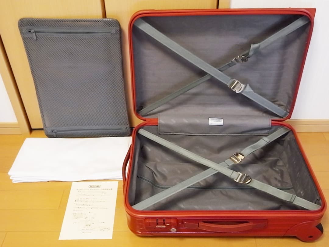 ◇リモワ サルサ 35L【機内持込可】人気色レッド◇メンテナンス・クリーニング済