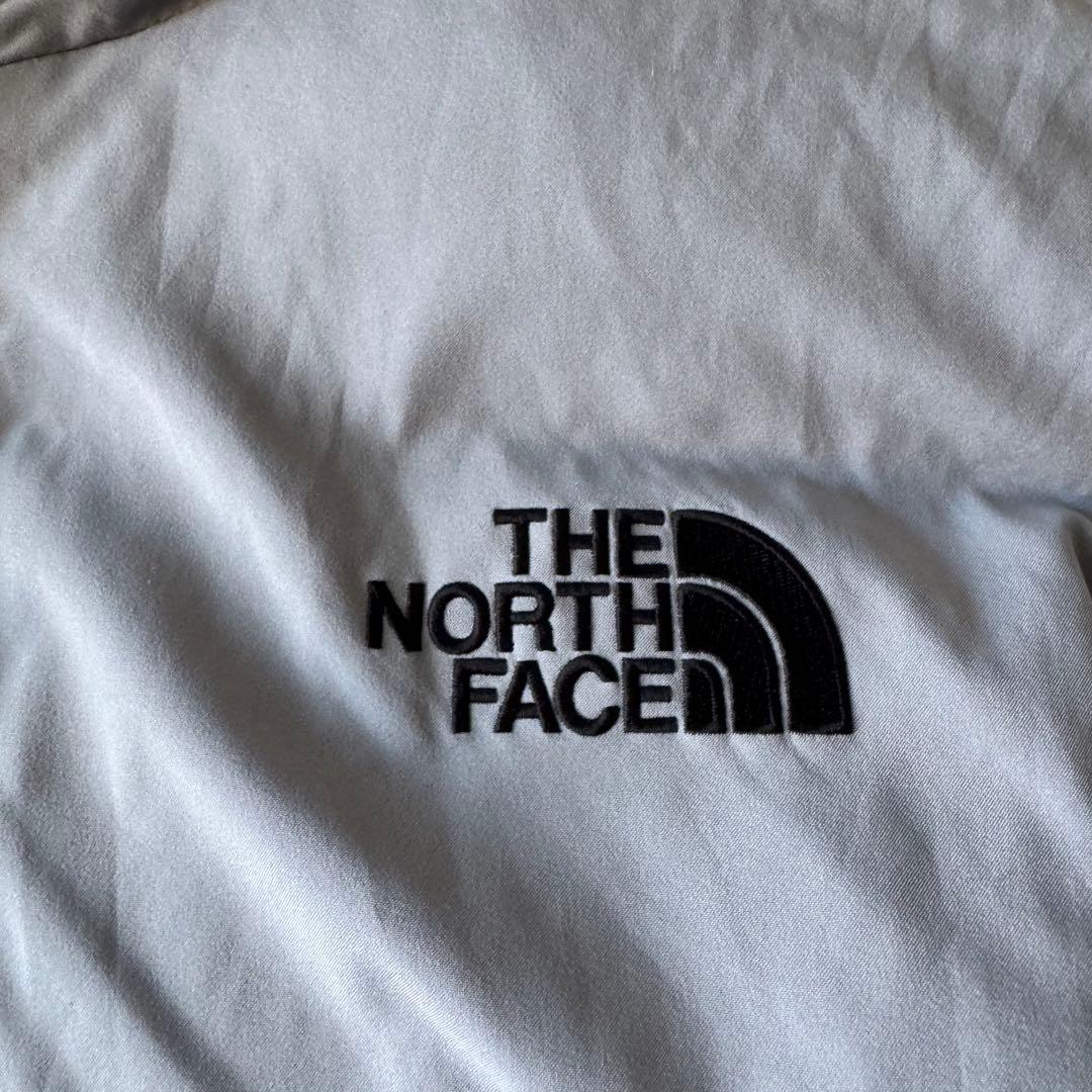 ノースフェイス ダウンジャケット XLサイズ 古着 グレー