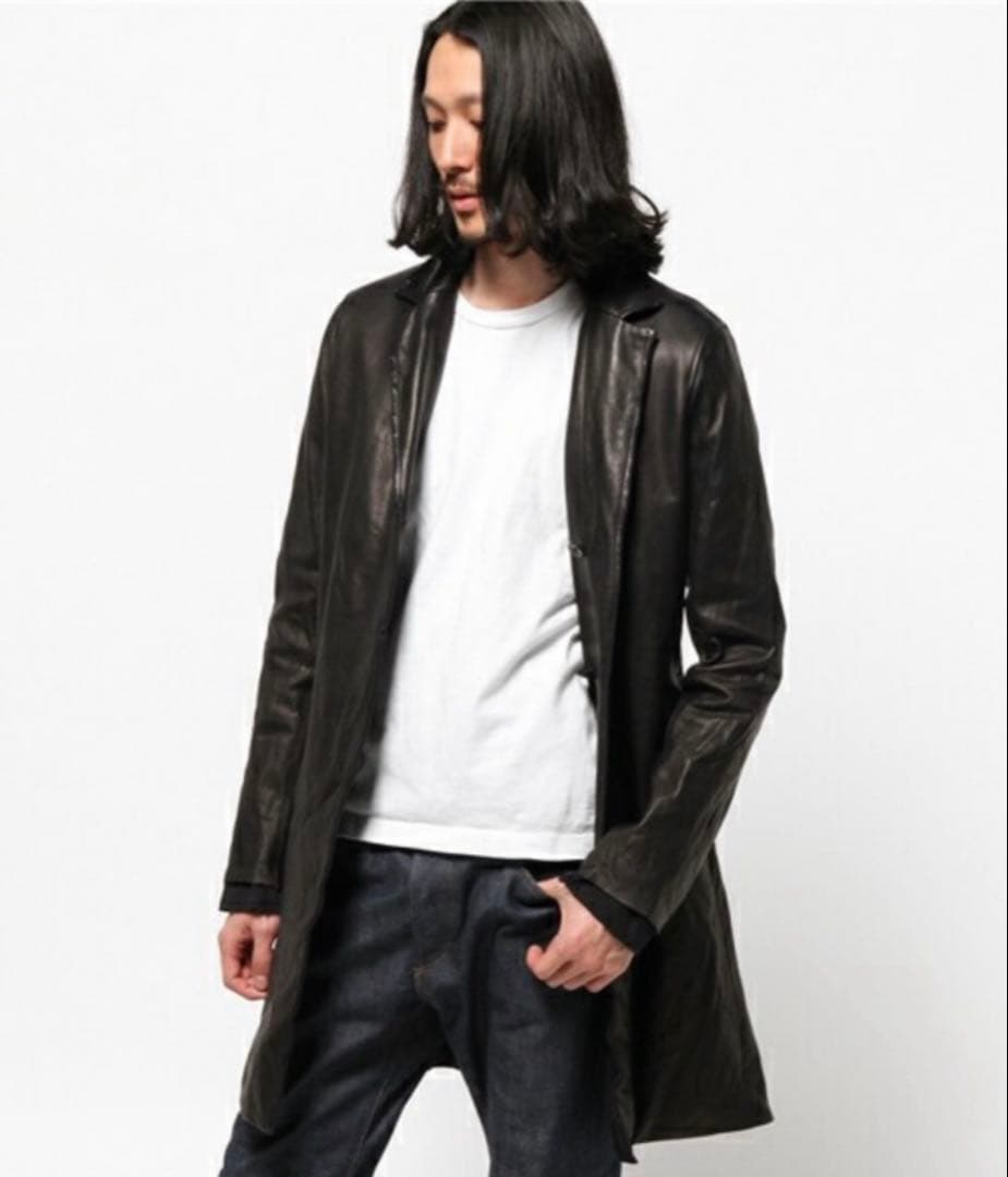 wjk レザージャケット　チェスターコート　メンズコート